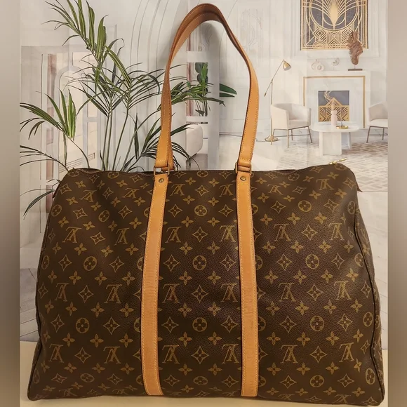 Louis Vuitton Sac Flanerie 50 Monogram Women's Bag...Huge Stunning LV Bag! - Picture 10 of 16